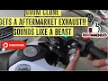 Boom Vader 125 Grom Clone gets new aftermarket exhaust sounds like a beast