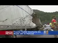 Tractor Trailer Overturns On Route 287 In Mahwah