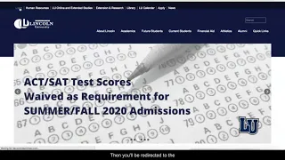 How to Login to the LU Portal