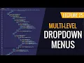 25 - Multi-Level Dropdown Menus