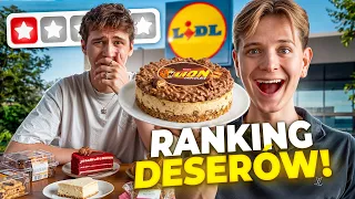 WIELKI TEST DESERÓW Z LIDLA 🧁🍰‼️| Dominik Rupiński