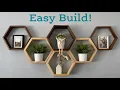 Stunning Hexagon Honeycomb SHELVES Anyone Can Make