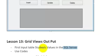 Lesson 13 Grid Views VB Visual Studio Net Sahalsofware