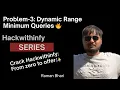 Range Minimum Query RMQ Explained Segment Tree Mastery HackWithInfy Series