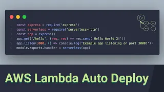 AWS Lambda CICD Pipeline using GitHub Actions Auto Deploy Express App To AWS Lambda NodeJS