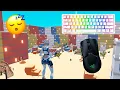 Razer Huntsman Mini ASMR Chill DESERT ZONE WARS Keyboard ASMR Fortnite Gameplay