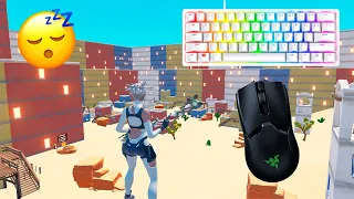 Razer Huntsman Mini ASMR Chill DESERT ZONE WARS Keyboard ASMR Fortnite Gameplay