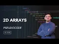 Pseudocode 2D Arrays AS Level Computer Science 9618 Paper 2