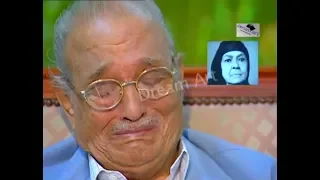 بكاء شديد من عبد المنعم مدبولي وهو يتذكر اللحظات الأخيرة لوفاة والدته 