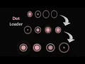 Amazing Dot animation loader using simple html and CSS