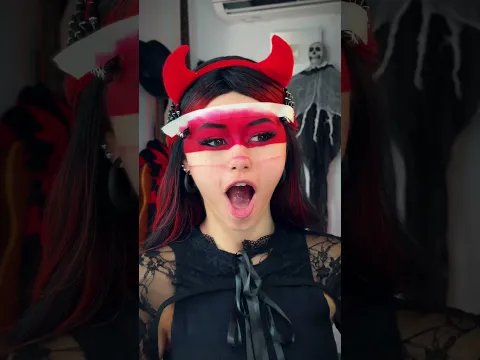 Halloween makeup โฅ๏ธ #yaslloween