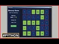 Memory Game Python Project - Complete Memory Game Project Using Tkinter With Source Code