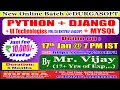 PYTHON DJANGO UI MYSQL Online Training DURGASOFT