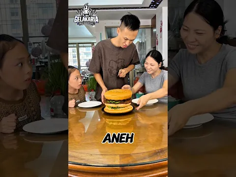 Burger Raksasa Ini Dibagi, Tapi Ibu Malah Dapat Bagian Ini!