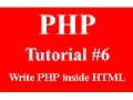 PHP Programming Part 6 How to write php inside html