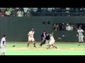 Pete Rose barrels over Ray Fosse