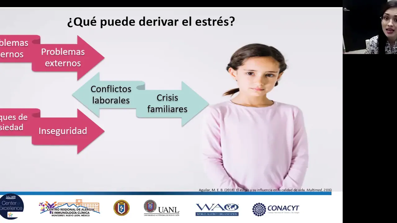 El impacto del estrés en el sistema inmunitario.