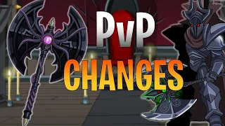 AQW New PvP Map With Buffed Monsters join Bludrutpvp Chaotic BLoD Item Perks In Inventory