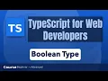 Boolean in TypeScript