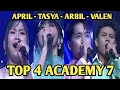 TOP 4 D'ACADEMY 7 [ VALEN, APRIL, ARBIL, \u0026 TASYA ] - SALUTE TO RHOMA IRAMA