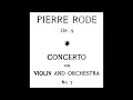 Rode, Pierre violin concerto no.7 in A minor op.9 by Friedemann Eichhorn