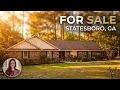 FOR SALE 104 Pine Bluff Dr Statesboro Georgia 30458 4 Bed 3 Bath 2500 sq Hazelwood Community