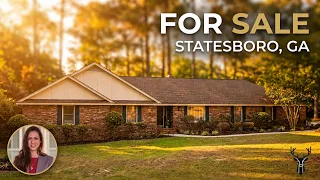 FOR SALE 104 Pine Bluff Dr Statesboro Georgia 30458 4 Bed 3 Bath 2500 sq Hazelwood Community