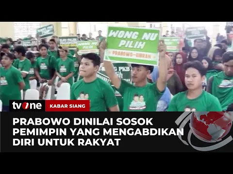 Ratusan Simpatisan PKB Jatim Dukung Prabowo