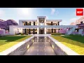 Modern mansion - Minecraft 1 20 tutorial