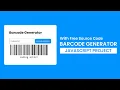 Barcode Generator Javascript Project With Source Code