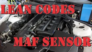 2004 E46 325Ci Lean Condition Smoke Test MAF Sensor Diagnostics