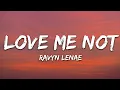 Download Lagu Ravyn Lenae - Love Me Not (Lyrics)