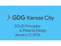 SOLID Principles and Material Design