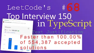 LeetCode 68 Text Justification