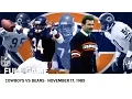 85 Bears Dominate Cowboys Bears vs Cowboys Week 11 1985 NFL Full Game