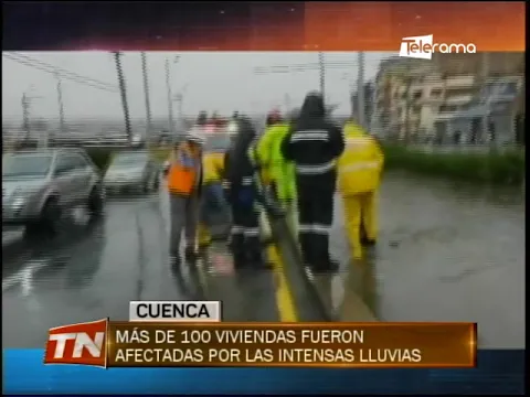 Más de 100 viviendas fueron afectadas por las intensas lluvias