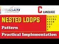 C - Programming Alphabetical Pattern using Nested Loop
