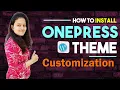 Onepress WordPress Theme Tutorial Best WordPress Multipurpose Theme WordPress Parallax Theme