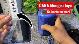 cara mengisi lagu ke kartu memory