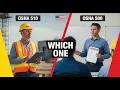 I Compared OSHA 500 and OSHA 510 Here s What I Found