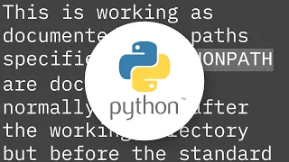adding directory to sys path PYTHONPATH