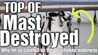 DONT SAIL UNDER THIS BRIDGE!! Until you check the tide table. Sailing the Okeechobee Waterway