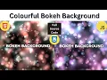 Create a Colourful and Stunning Bokeh Background with HTML CSS javascript Code Showcase