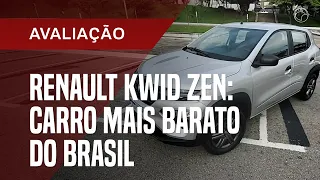 Renault Kwid Zen: como é o carro mais barato do Brasil