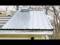 DIY exposed fastener metal roof My Experience