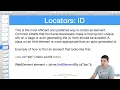 Selenium WebDriver 5 Introduction to locators and find element by id