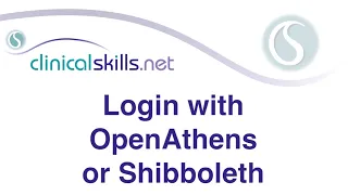 Login with an SSO such as OpenAthens