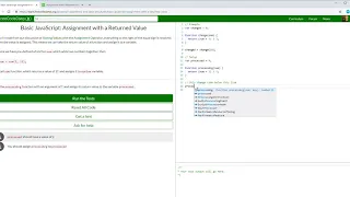 Basic JavaScript Assignment with a Returned Value Learn freeCodeCamp
