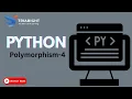 Polymorphism in Python Object Oriented Programming Python Tutorial Chapter 18 - Part 4