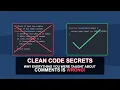 Clean Code Comments Why Everything You Were Taught About Comments is WRONG